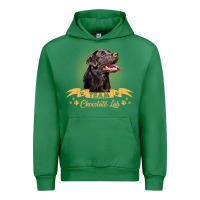 Emerald labrador retriever team chocolate lab funny Urban Hoodie - linhVisuals