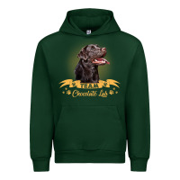 Forest Green labrador retriever team chocolate lab funny Urban Hoodie - linhVisuals