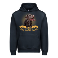 Navy labrador retriever team chocolate lab funny Urban Hoodie - linhVisuals