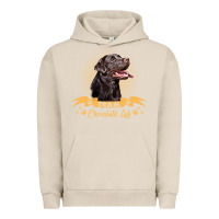 Pigment French Oak labrador retriever team chocolate lab funny Urban Hoodie - linhVisuals