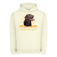 Labrador Retriever Team Chocolate Lab Funny Urban Hoodie | Teevron
