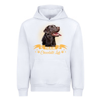 White labrador retriever team chocolate lab funny Urban Hoodie - linhVisuals