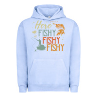 Pigment Grape Ice here fishy fishy fishy fishing lovers gifts Urban Hoodie - linhVisuals