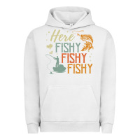 Pigment Lunar Rock here fishy fishy fishy fishing lovers gifts Urban Hoodie - linhVisuals