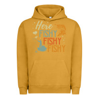 Pigment Peanut Butter here fishy fishy fishy fishing lovers gifts Urban Hoodie - linhVisuals