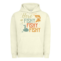 Pigment Pistachio here fishy fishy fishy fishing lovers gifts Urban Hoodie - linhVisuals