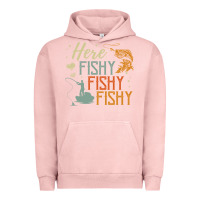 Pigment Salmon here fishy fishy fishy fishing lovers gifts Urban Hoodie - linhVisuals