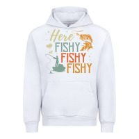 White here fishy fishy fishy fishing lovers gifts Urban Hoodie - linhVisuals
