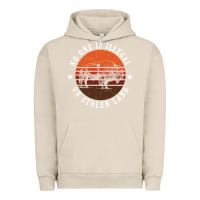 Pigment French Oak no one is illegal on stolen land 4th of july bison Urban Hoodie - linhVisuals