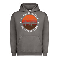 Pigment Tornado no one is illegal on stolen land 4th of july bison Urban Hoodie - linhVisuals