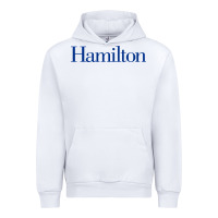 White Hamilto College Urban Hoodie - linhVisuals