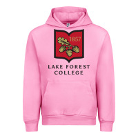 Fuchsia Pink Lake Forest College Urban Hoodie - linhVisuals