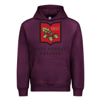 Mauve Wine Lake Forest College Urban Hoodie - linhVisuals