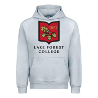 Heather Grey Lake Forest College Urban Hoodie - linhVisuals