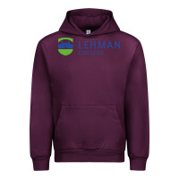 Mauve Wine Lehman College CUNY Urban Hoodie - linhVisuals