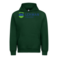 Forest Green Lehman College CUNY Urban Hoodie - linhVisuals