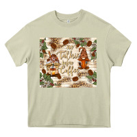 Mossy no talkie before coffee with gnomies Heavy Core Tee - TumblerDesignByShophia