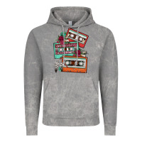 Cloud Rock cassette floral gemstone Vintage Hoodie - FaDigitalArtStudio