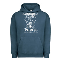 Pigment Midnight Navy pirate gift always be yourself unless you can be a pirate Urban Hoodie - linhVisuals