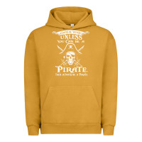 Pigment Peanut Butter pirate gift always be yourself unless you can be a pirate Urban Hoodie - linhVisuals