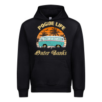 Pogue Life Outer Banks Retro Vintage Sunny Urban Hoodie | Teevron