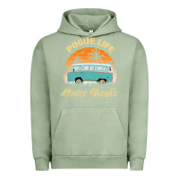 Pigment Oil Green pogue life outer banks retro vintage sunny Urban Hoodie - linhVisuals