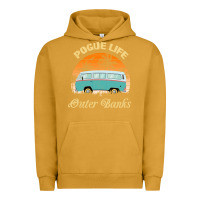 Pigment Peanut Butter pogue life outer banks retro vintage sunny Urban Hoodie - linhVisuals