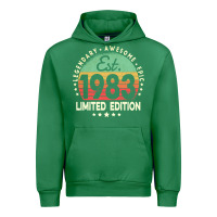 Emerald est. 1983 vintage 1983 limited edition 39th birthday retro pullover ho Urban Hoodie - linhVisuals