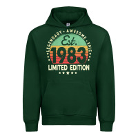 Forest Green est. 1983 vintage 1983 limited edition 39th birthday retro pullover ho Urban Hoodie - linhVisuals