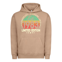 Pigment Burro est. 1983 vintage 1983 limited edition 39th birthday retro pullover ho Urban Hoodie - linhVisuals