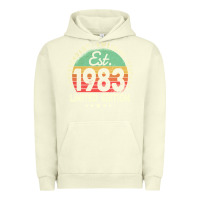 Pigment Pistachio est. 1983 vintage 1983 limited edition 39th birthday retro pullover ho Urban Hoodie - linhVisuals