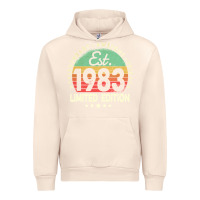 Sandshell est. 1983 vintage 1983 limited edition 39th birthday retro pullover ho Urban Hoodie - linhVisuals