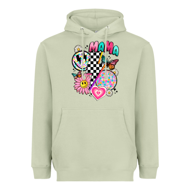 Retro Mama Heavyweight Hoodie by JahusDesignShop | Teevron