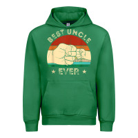 Emerald vintage best uncle ever fist bump funny uncle fathers day Urban Hoodie - linhVisuals