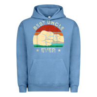 Pigment Pebble Blue vintage best uncle ever fist bump funny uncle fathers day Urban Hoodie - linhVisuals