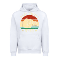 White vintage best uncle ever fist bump funny uncle fathers day Urban Hoodie - linhVisuals