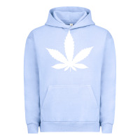 Pigment Grape Ice weed leaf in a pocket marijuana cannabis Urban Hoodie - linhVisuals