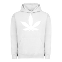 Pigment Lunar Rock weed leaf in a pocket marijuana cannabis Urban Hoodie - linhVisuals