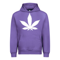 Tulip weed leaf in a pocket marijuana cannabis Urban Hoodie - linhVisuals