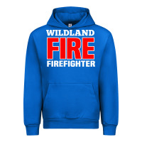 Cobalt wildland fire rescue department firefighters firemen uniform Urban Hoodie - linhVisuals