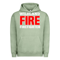 Pigment Oil Green wildland fire rescue department firefighters firemen uniform Urban Hoodie - linhVisuals