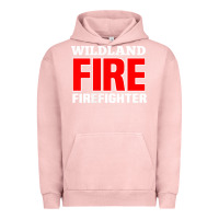 Pigment Salmon wildland fire rescue department firefighters firemen uniform Urban Hoodie - linhVisuals