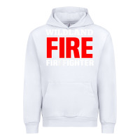 White wildland fire rescue department firefighters firemen uniform Urban Hoodie - linhVisuals