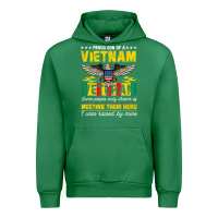 Emerald proud vietnam veteran son gifts raised by my hero veteran day Urban Hoodie - linhVisuals