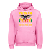 Fuchsia Pink proud vietnam veteran son gifts raised by my hero veteran day Urban Hoodie - linhVisuals