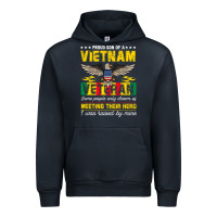 Navy proud vietnam veteran son gifts raised by my hero veteran day Urban Hoodie - linhVisuals
