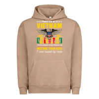Pigment Burro proud vietnam veteran son gifts raised by my hero veteran day Urban Hoodie - linhVisuals