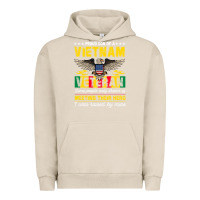 Pigment French Oak proud vietnam veteran son gifts raised by my hero veteran day Urban Hoodie - linhVisuals