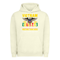 Pigment Pistachio proud vietnam veteran son gifts raised by my hero veteran day Urban Hoodie - linhVisuals