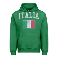 Emerald vintage italia italian flag italy italiano Urban Hoodie - linhVisuals